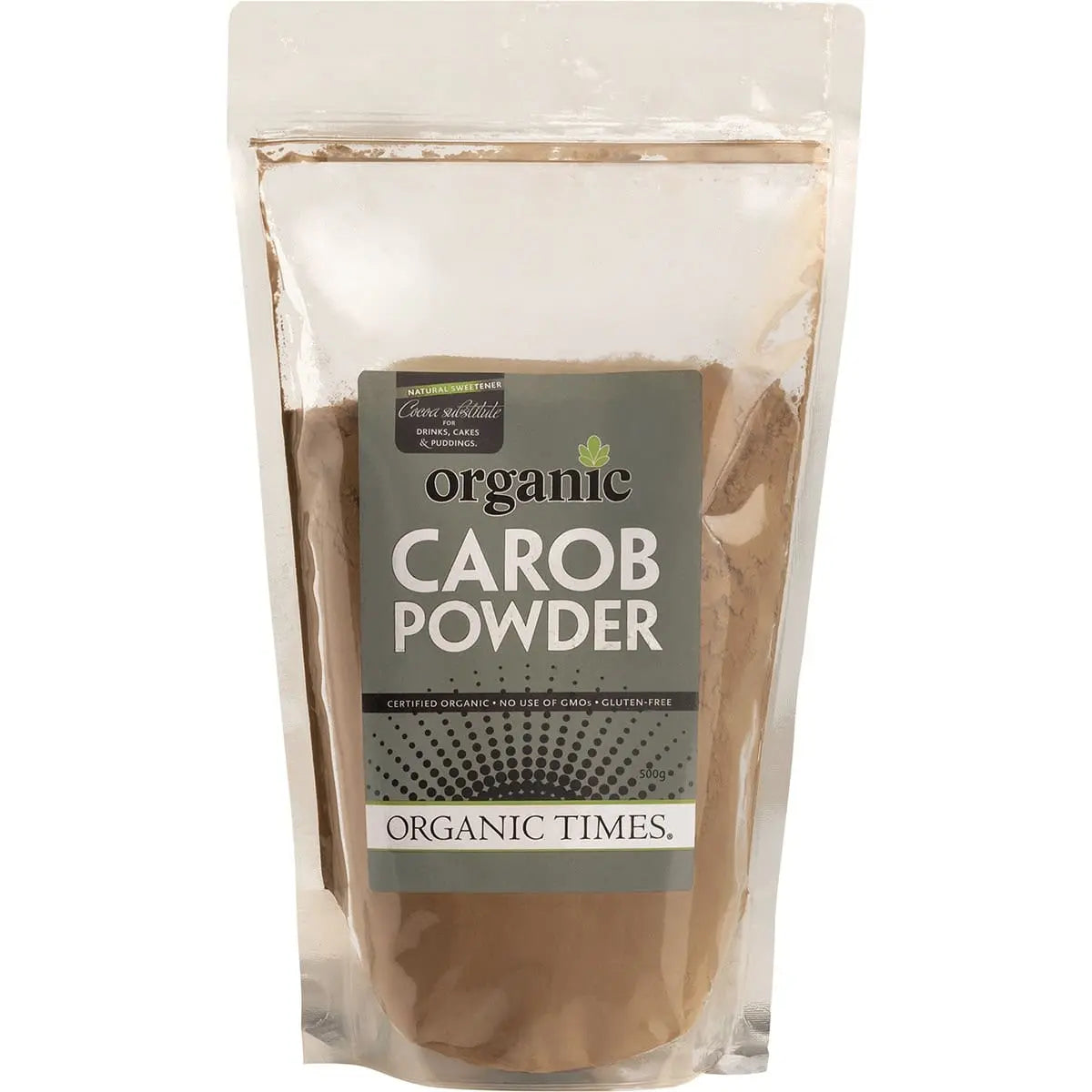 ORGANIC TIMES Carob Powder 500g ORGANIC TIMES