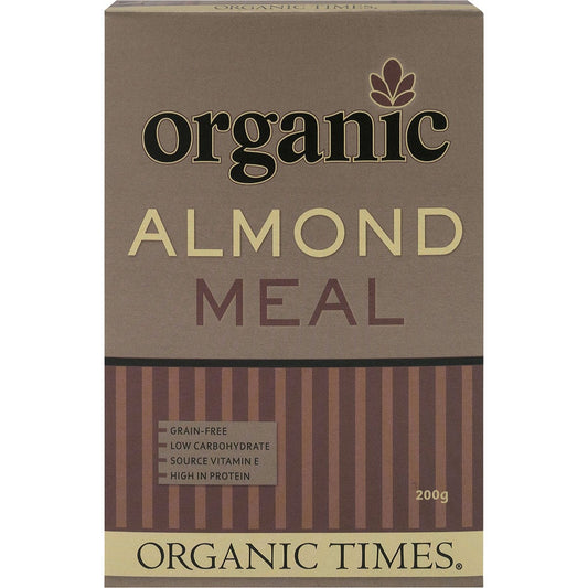 ORGANIC TIMES Almond Meal 200g - Cutprice Online