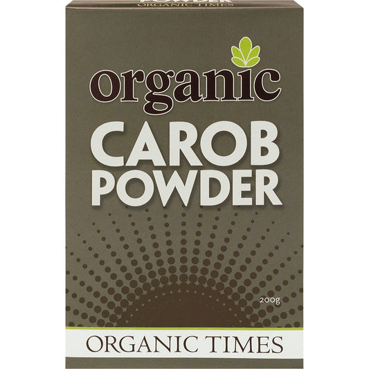 ORGANIC TIMES Carob Powder 200g - Cutprice Online