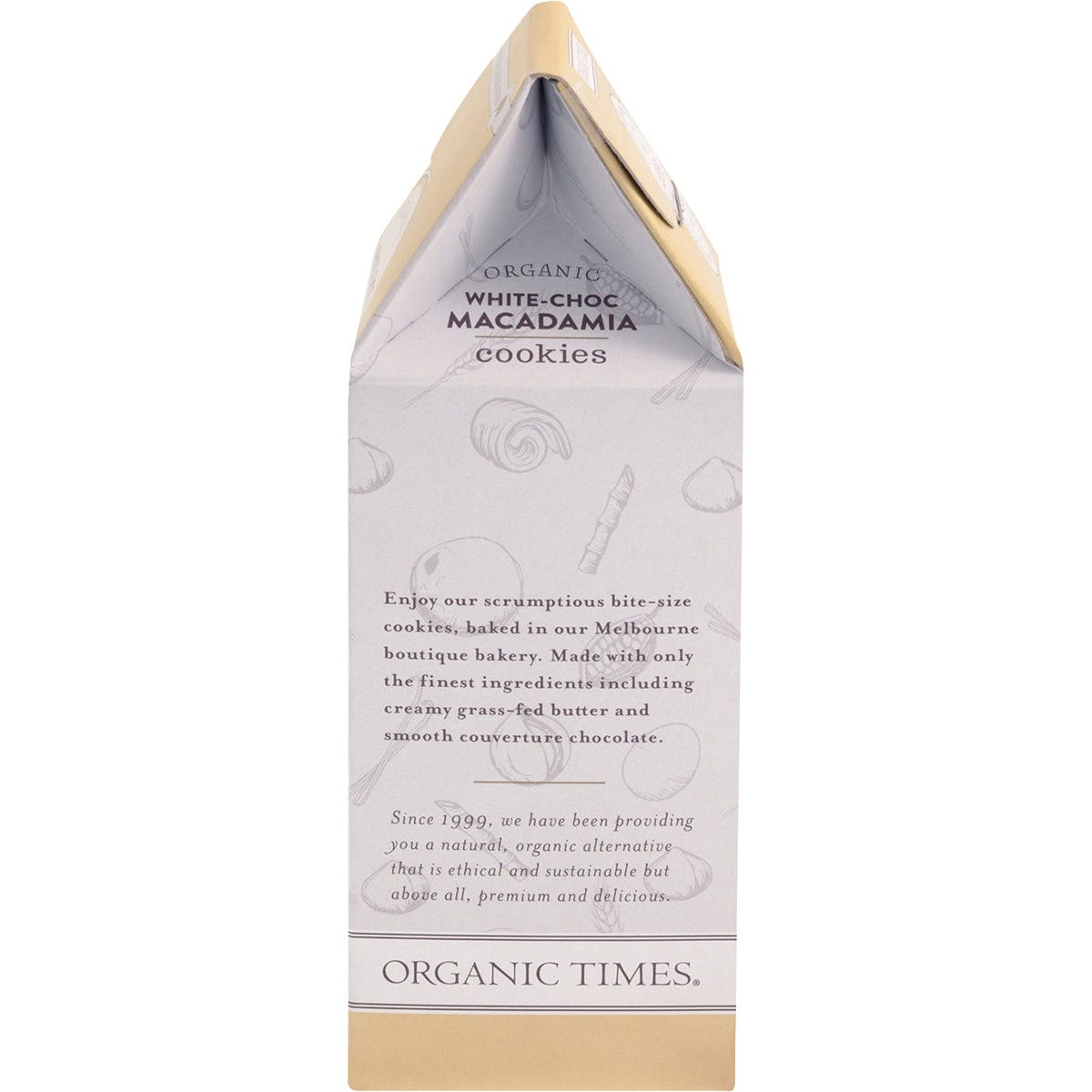 ORGANIC TIMES Cookies White Choc Macadamia 150g - Cutprice Online