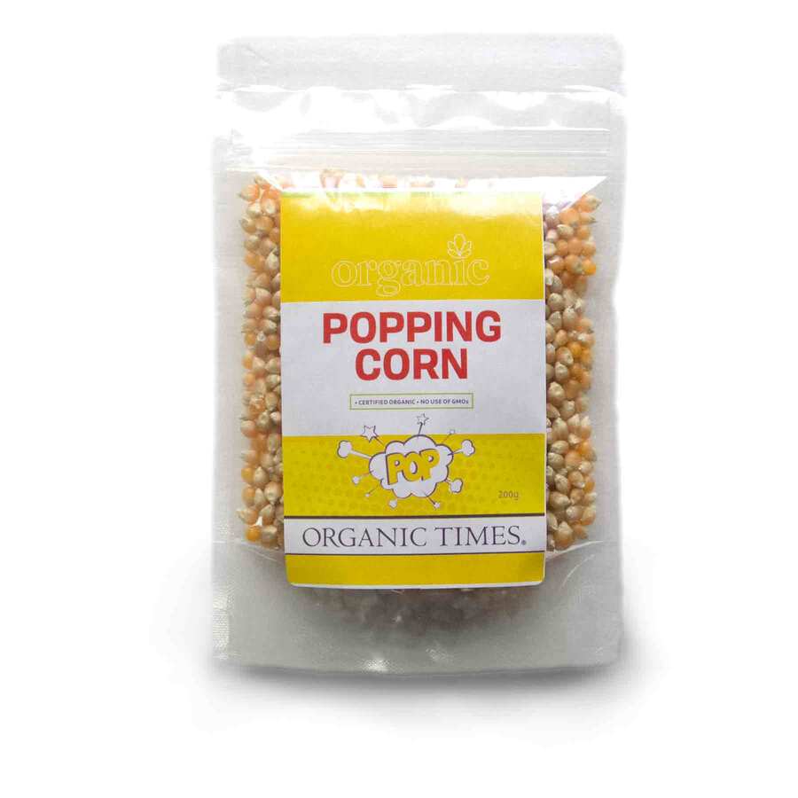 ORGANIC TIMES Popping Corn 200g - Cutprice Online