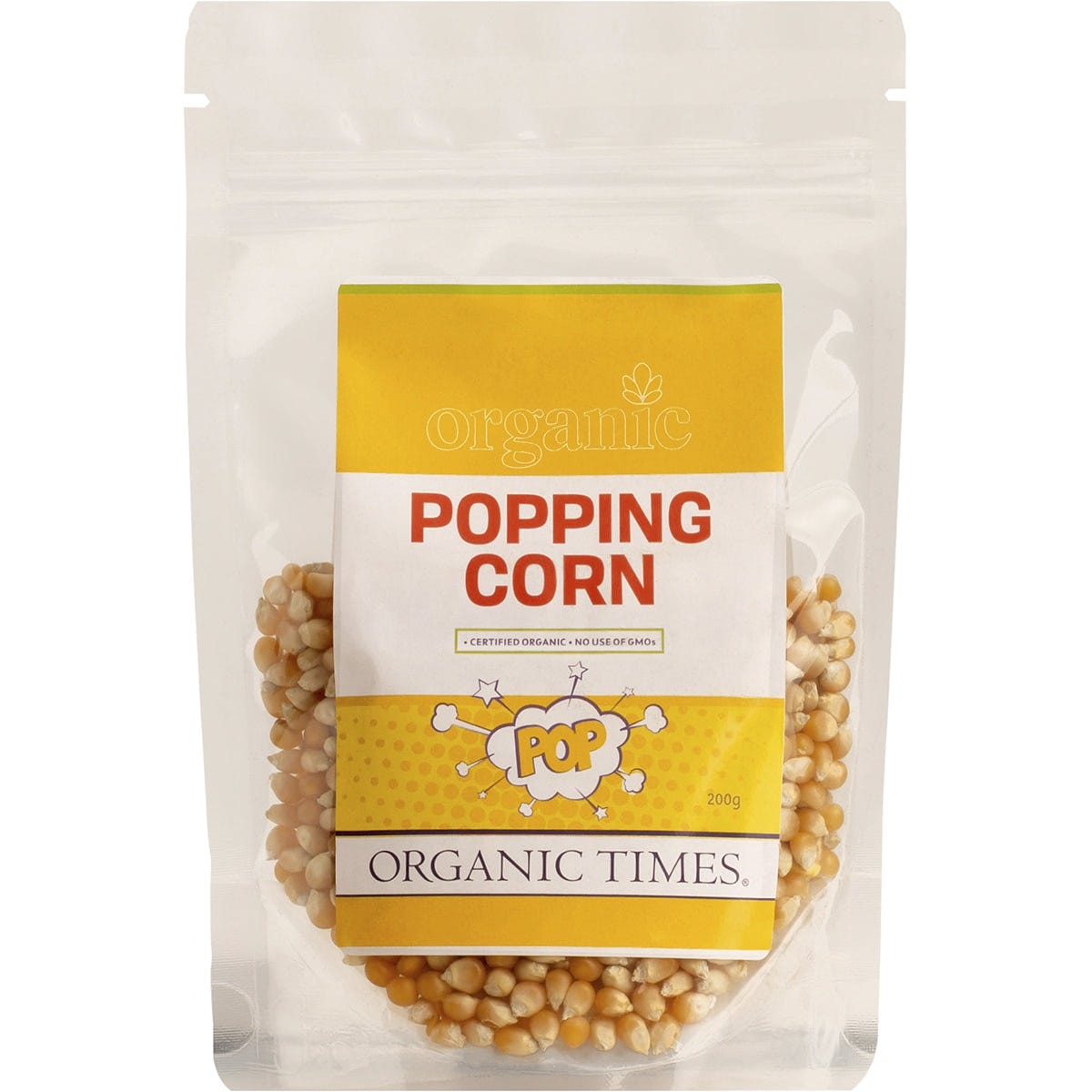 ORGANIC TIMES Popping Corn 200g - Cutprice Online