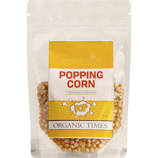 ORGANIC TIMES Popping Corn 200g - Cutprice Online