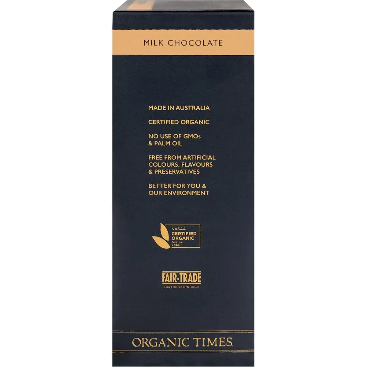 ORGANIC TIMES Milk Chocolate Strawberries 100g ORGANIC TIMES