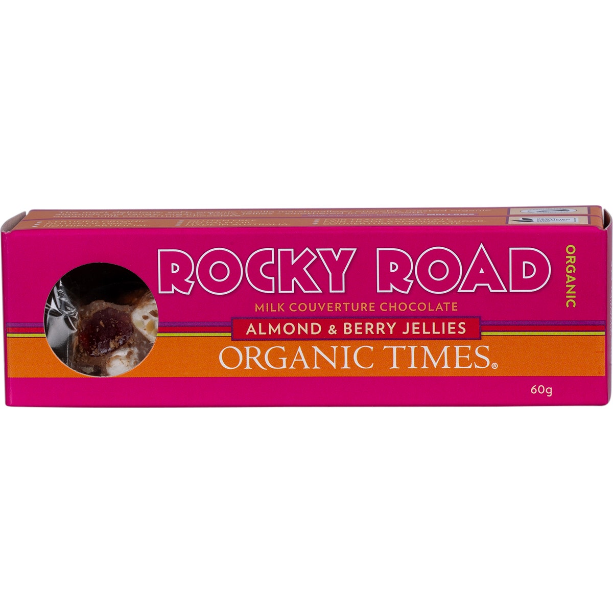 Organic Times Rocky Road Milk Chocolate 60g - Cutprice Online