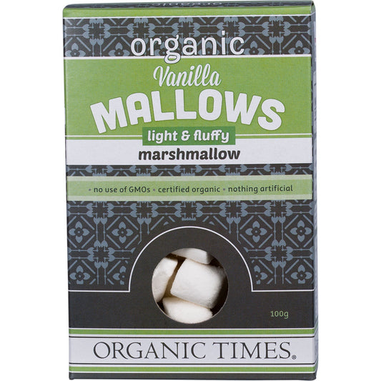 Organic Times Marshmallows Vanilla 100g - Cutprice Online