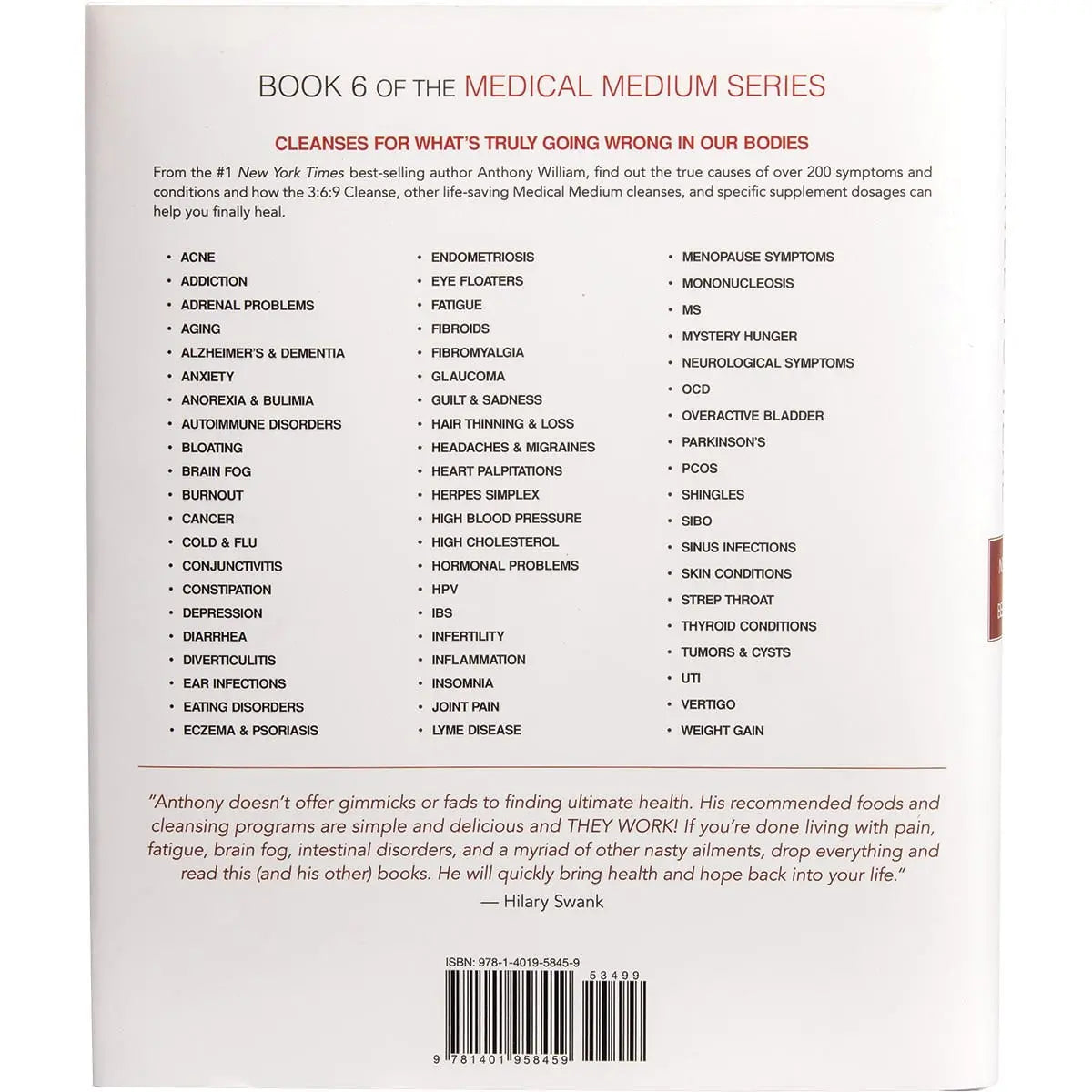 Book Medical Medium - Cleanse to Heal by Anthony William 1 BOOK