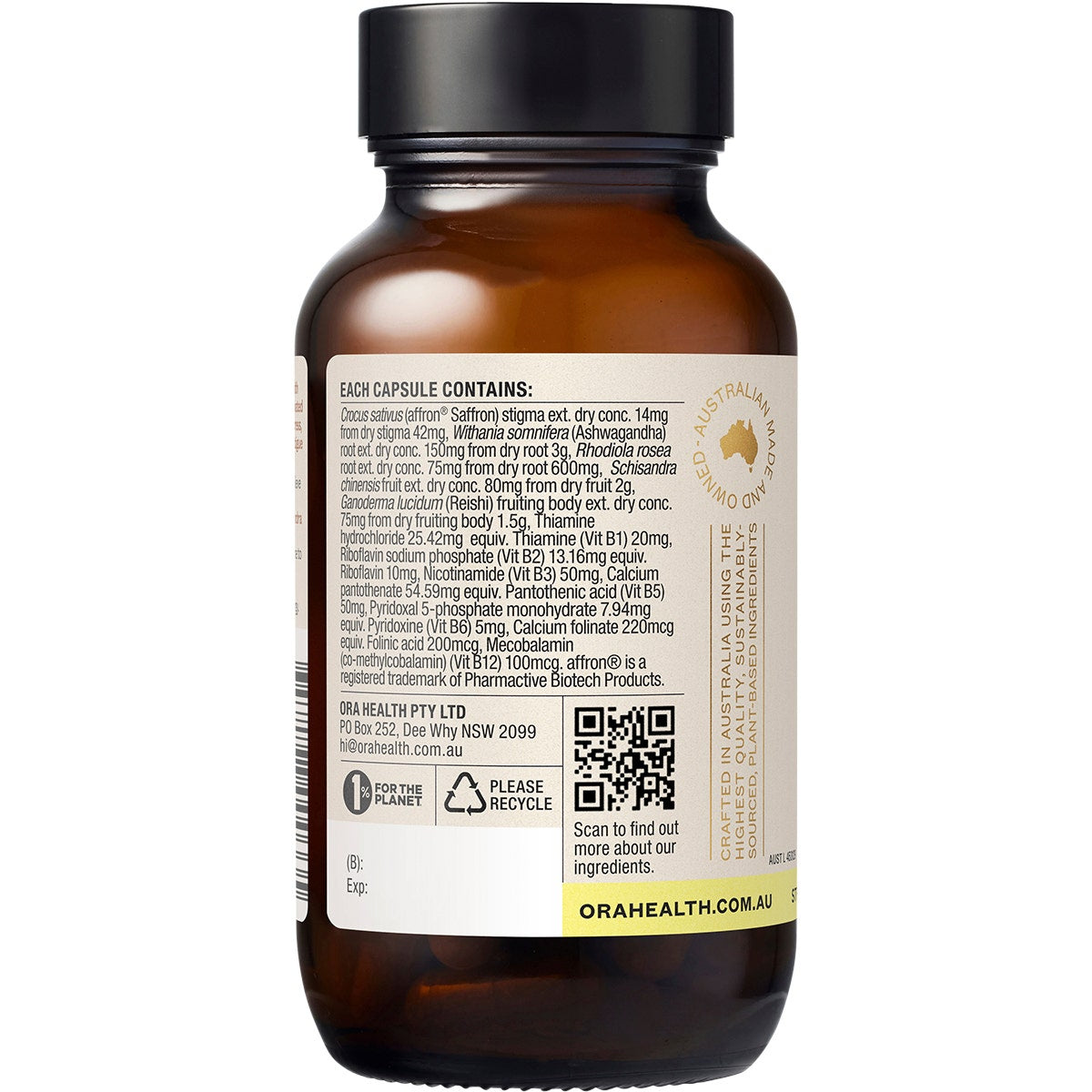 Ora Health Adrenal Tonic+ 60 Caps - Cutprice Online