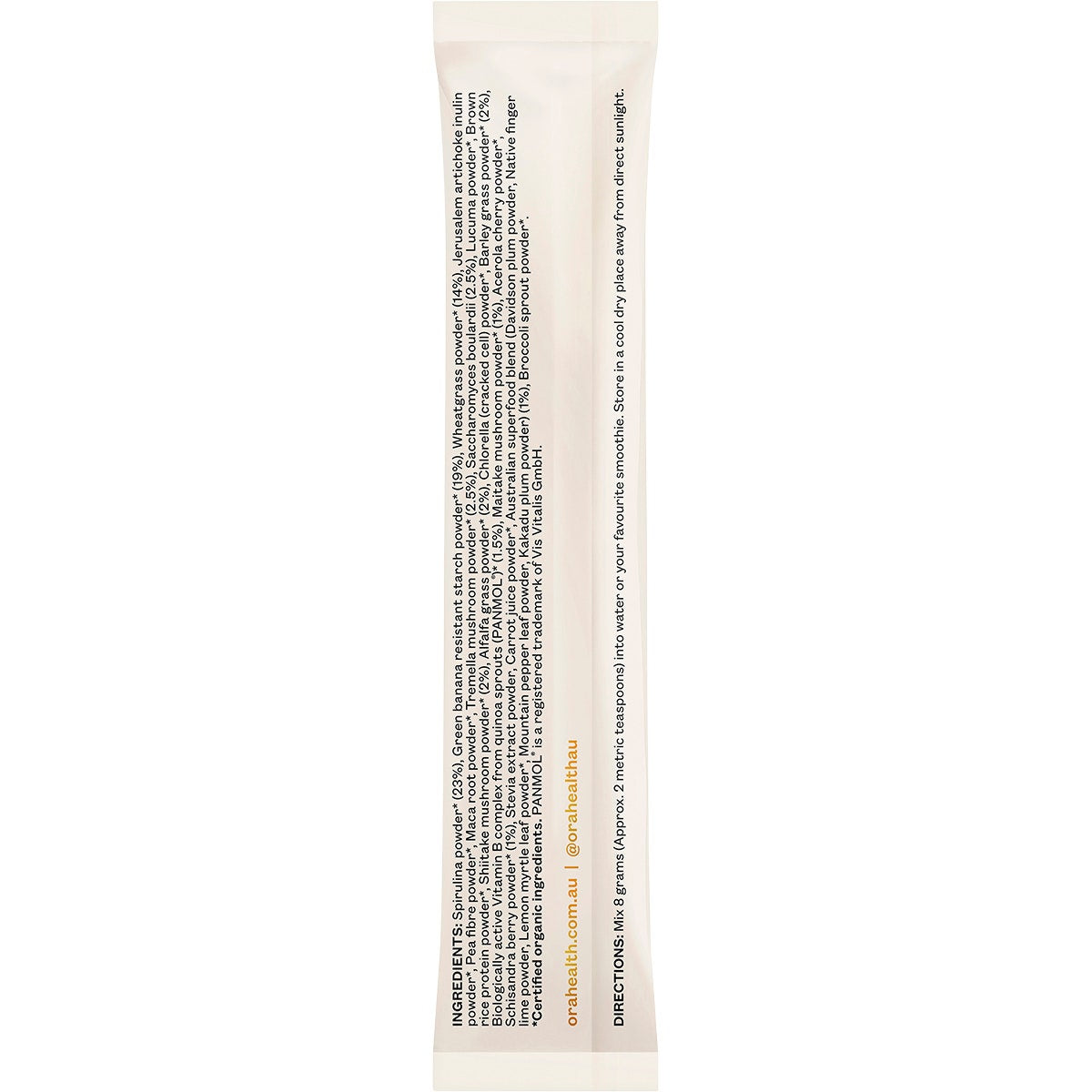 Ora Health Organic Greens Superpowder+ Daily Sachets 7x8g - Cutprice Online