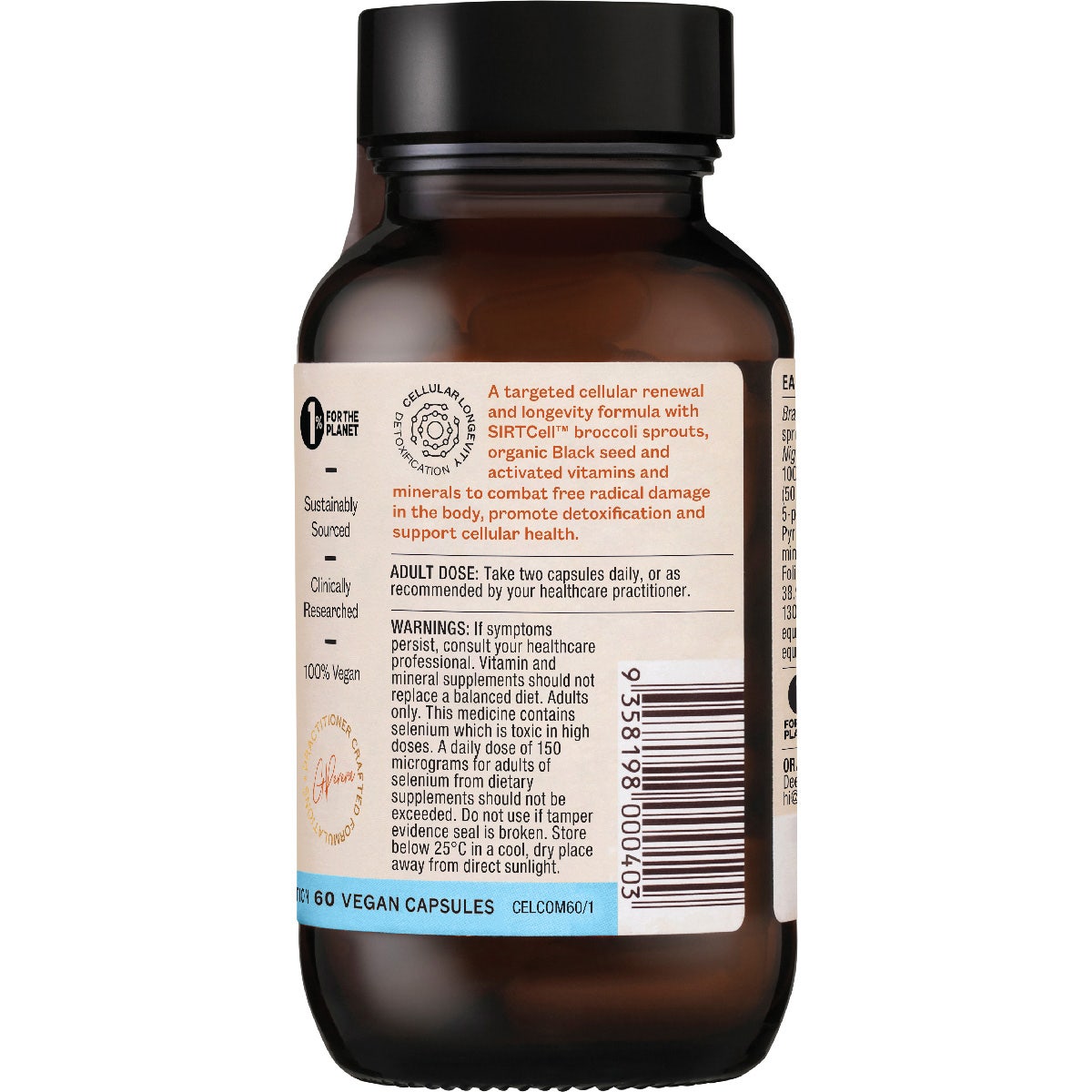 Ora Health Cellular Longevity Complex 60 Caps - Cutprice Online