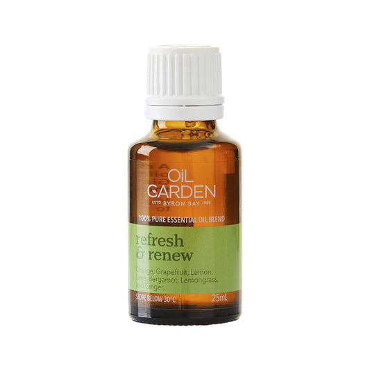 Oil Garden Essential Oil Blend Refresh & Renew 25ml - Cutprice Online