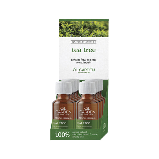Oil Garden Essential Oil Tea Tree 25ml(Pack of 8) - Cutprice Online