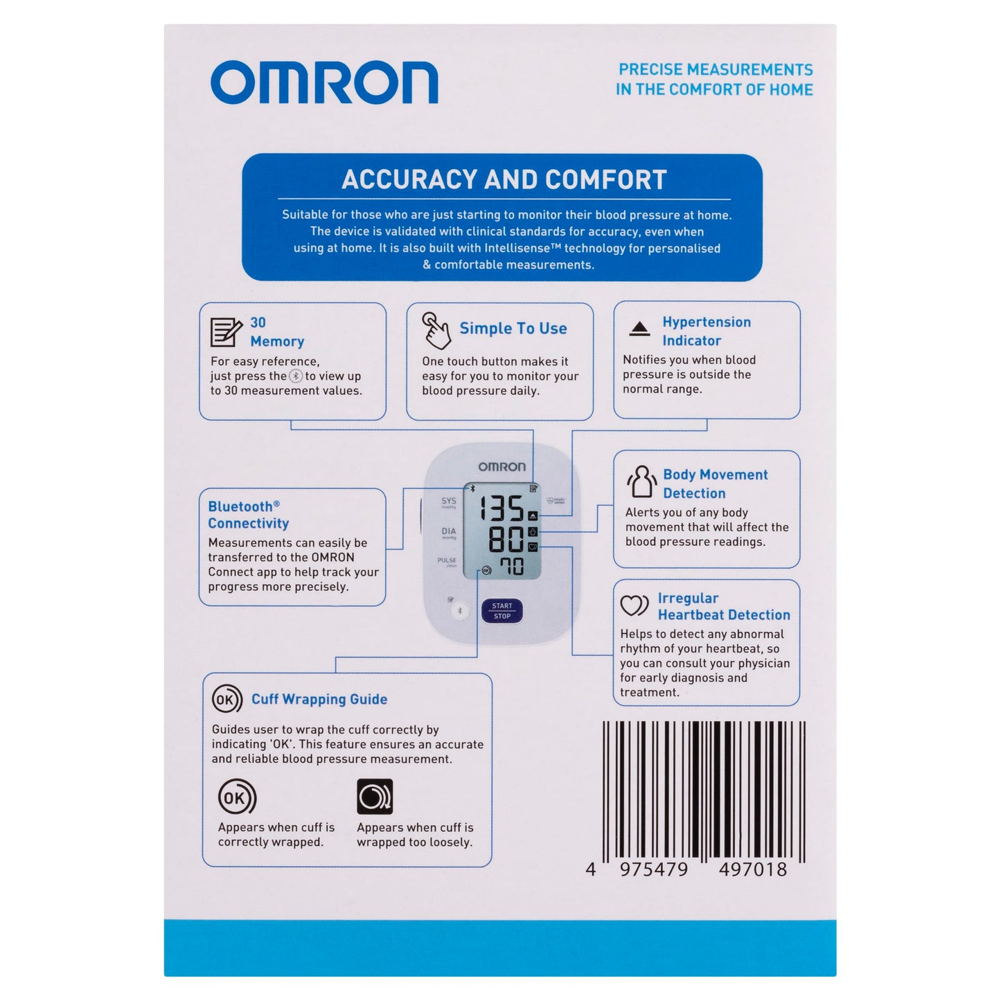 Omron HEM7144T1 Standard Blood Pressure Monitor - Cutprice Online
