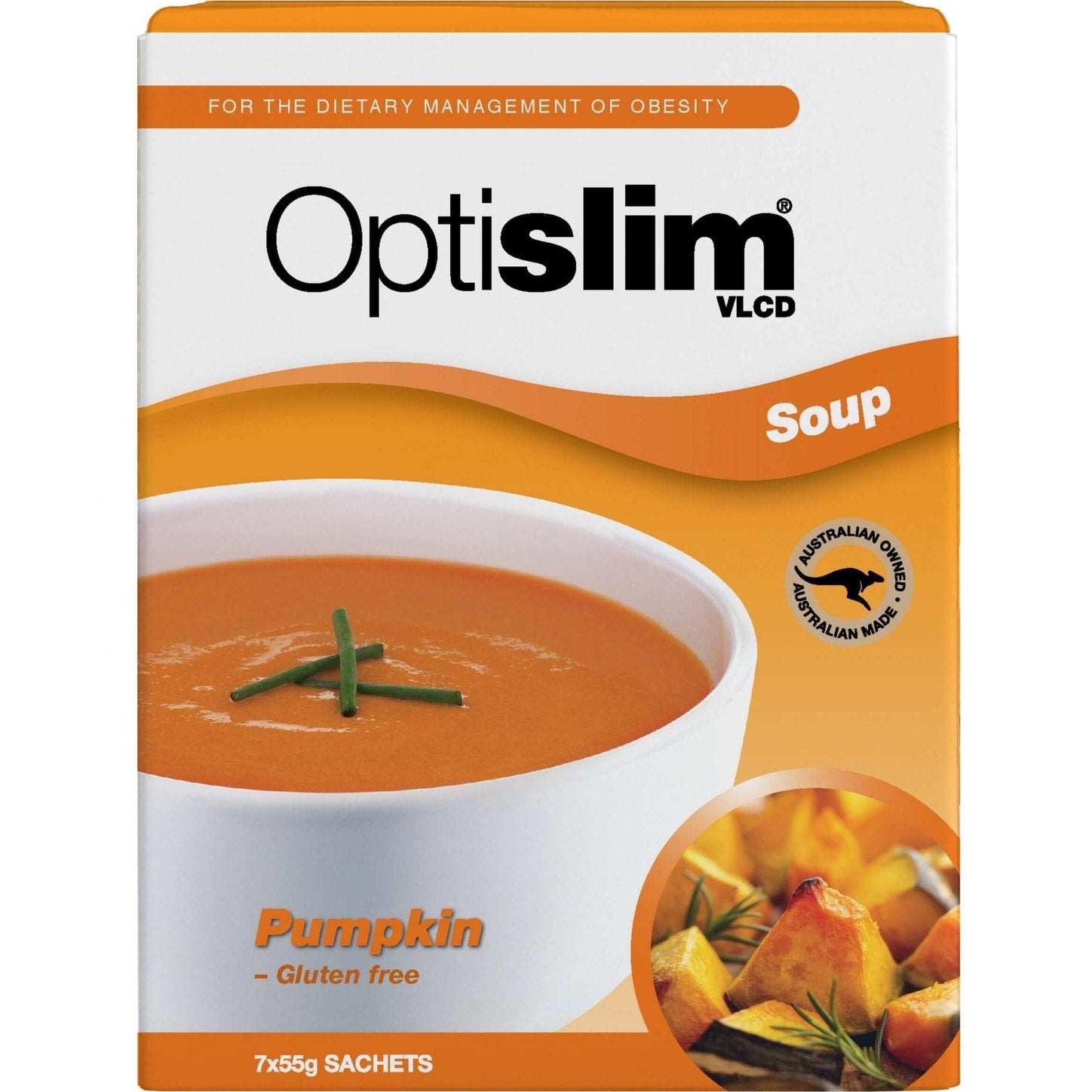 OPTISLIM VLCD PUMPKIN SOUP 7X55G - Cutprice Online