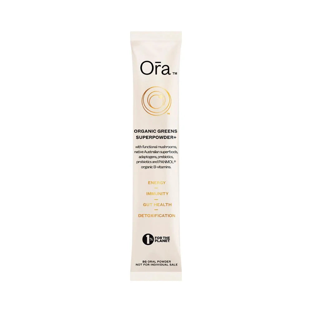 Ora Organic Greens Superpowder Sachet 8g X 7 Pack - Cutprice Online
