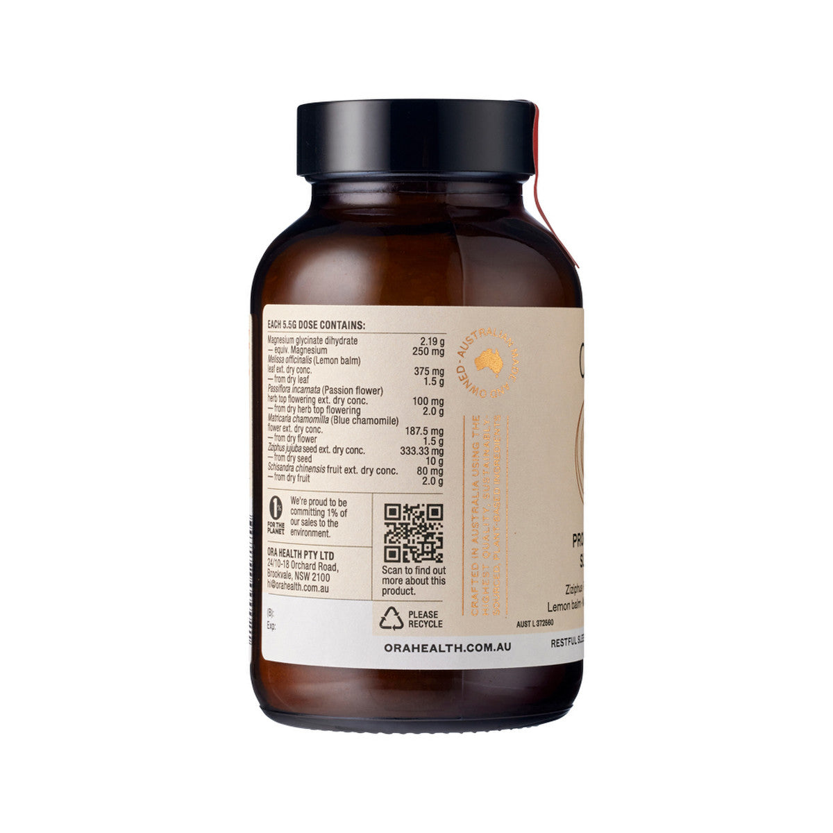 Ora Profound Sleep Oral Powder 165g - Cutprice Online