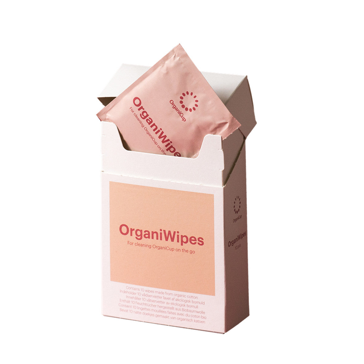 OrganiCup OrganiWipes x 10 Pack - Cutprice Online