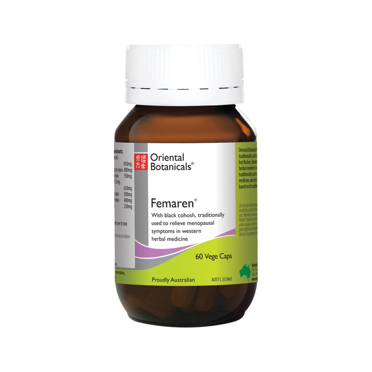 Oriental Botanicals Femaren 60c - Cutprice Online