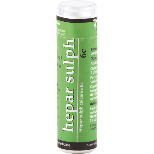Owen Homoeopathics Hepar Sulph 6C 120 pilules - Cutprice Online