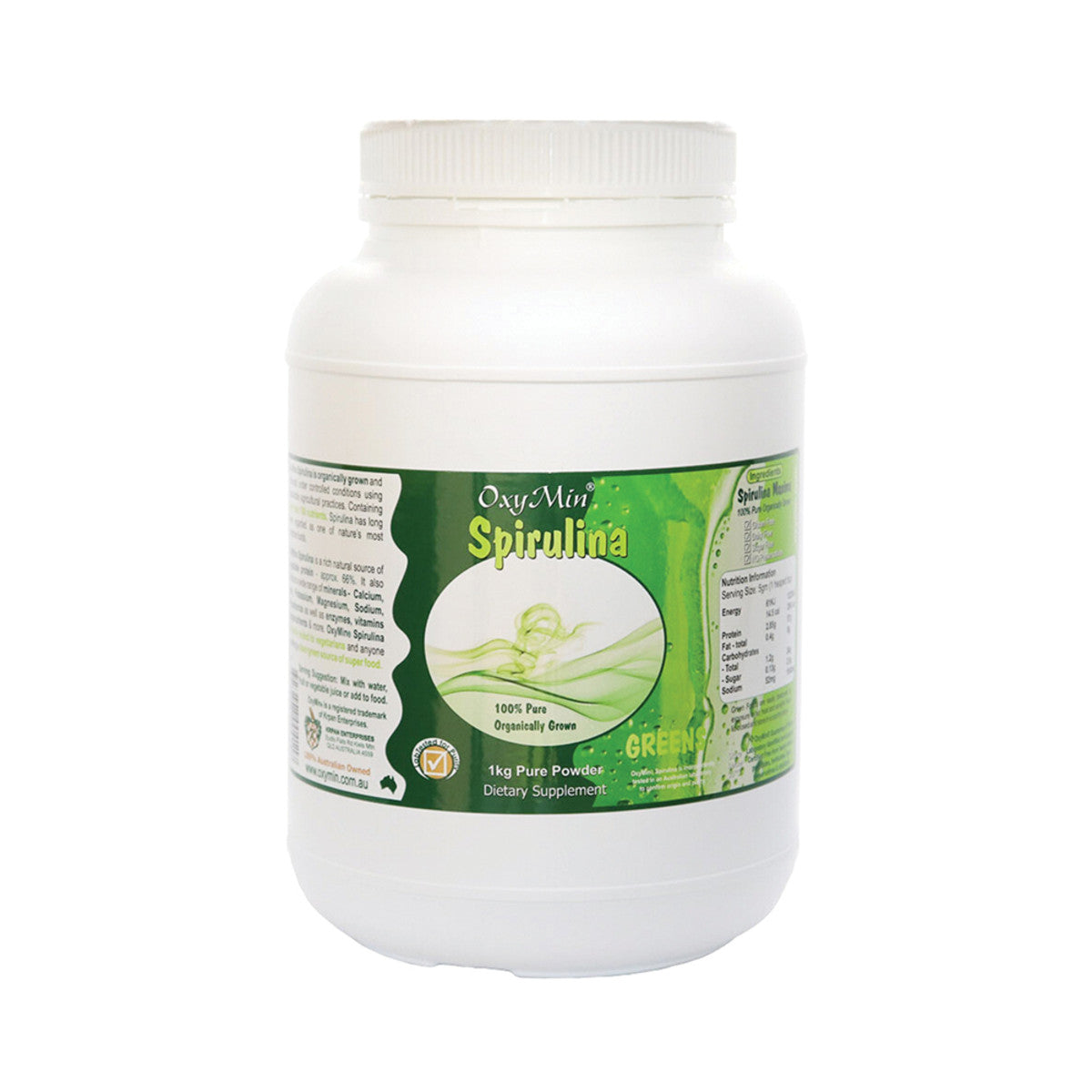 OxyMin Organic Spirulina 1kg Powder - Cutprice Online