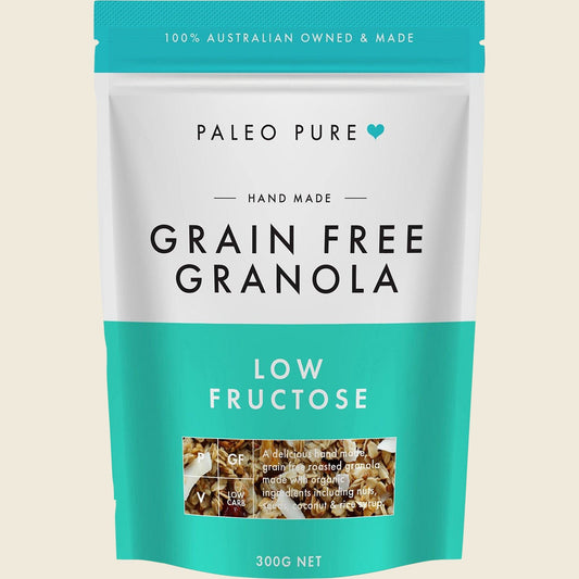 Paleo Pure Organic Grain Free Granola Low Fructose 300g