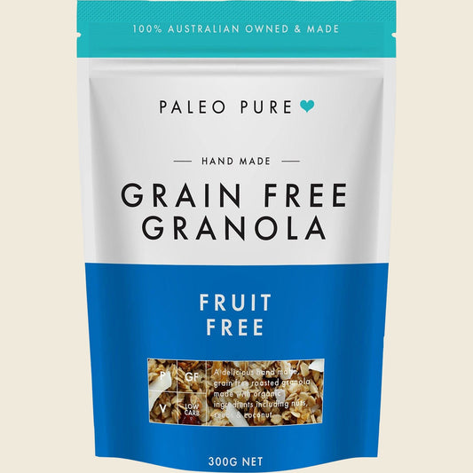 Paleo Pure Organic Grain Free Granola Fruit Free 300g
