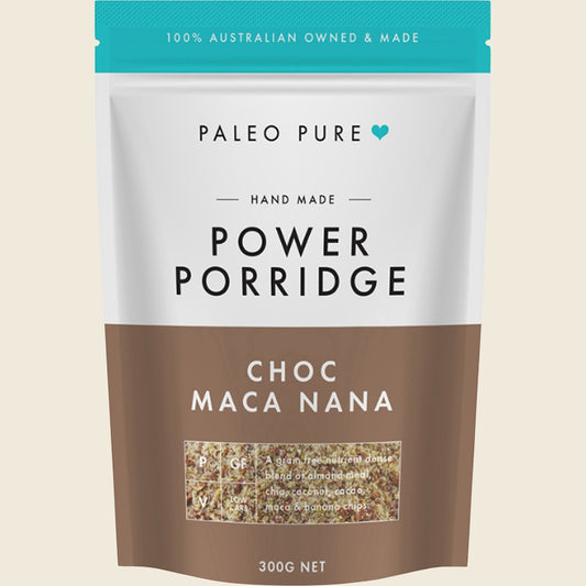 Paleo Pure Power Porridge Choc Maca Nana 300g