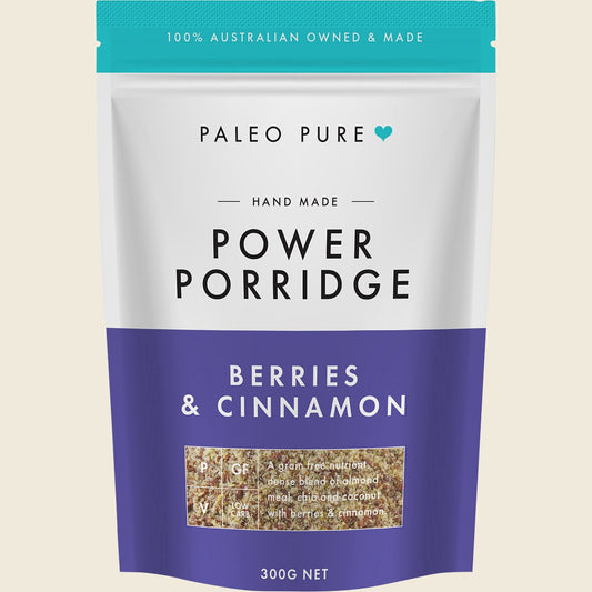 Paleo Pure Power Porridge Berries & Cinnamon 300g