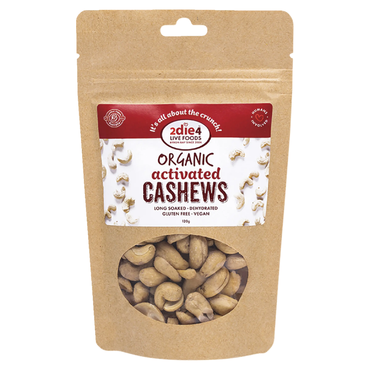 2die4 Live Foods Organic Activated Cashews 300g 2DIE4 LIVE FOODS