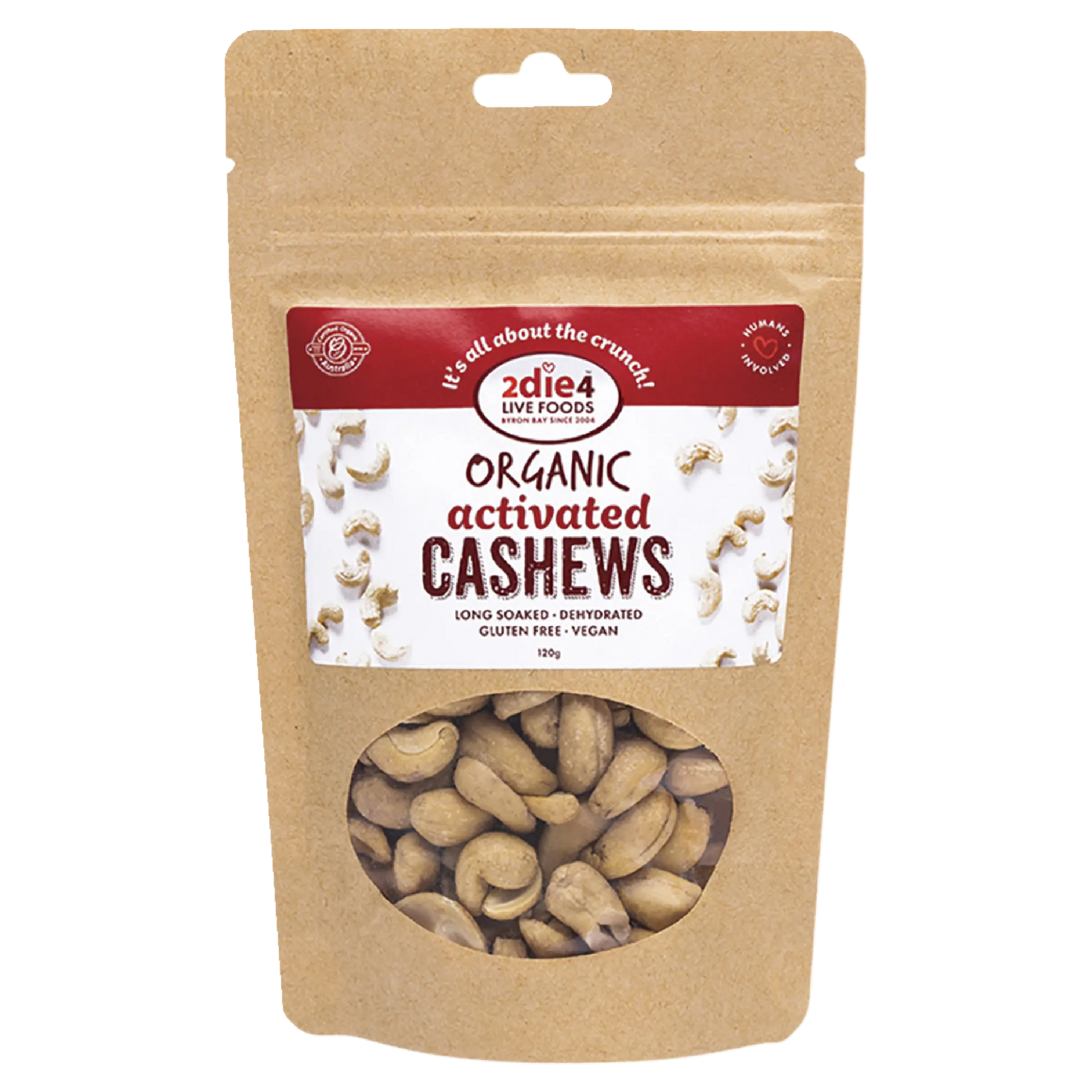 2die4 Live Foods Organic Activated Cashews 300g 2DIE4 LIVE FOODS