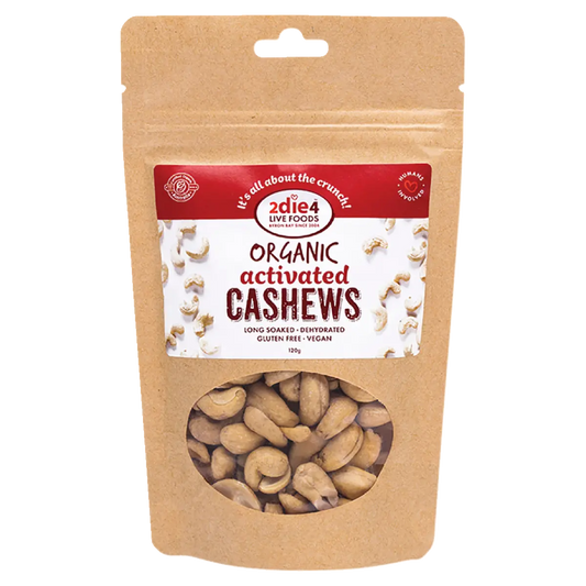 2die4 Live Foods Organic Activated Cashews 120g 2DIE4 LIVE FOODS