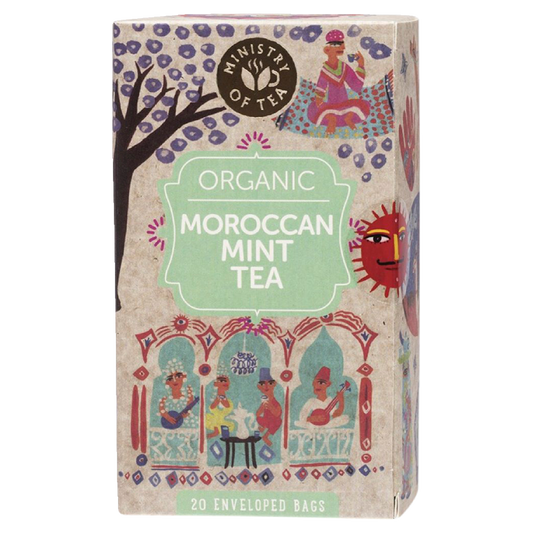 MINISTRY OF TEA Herbal Tea Bags Moroccan Mint Tea 20 - Cutprice Online