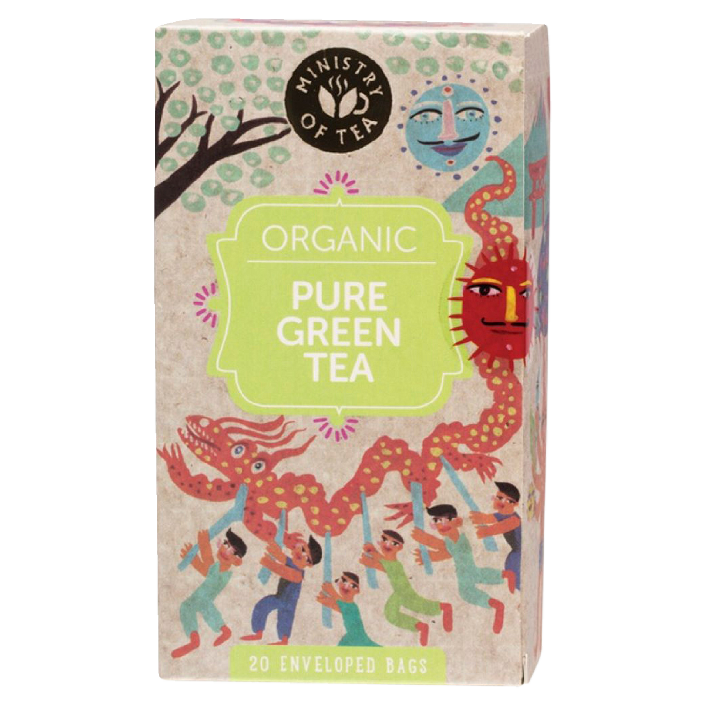 MINISTRY OF TEA Herbal Tea Bags Pure Green Tea 20 - Cutprice Online