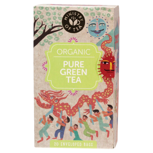MINISTRY OF TEA Herbal Tea Bags Pure Green Tea 20 - Cutprice Online
