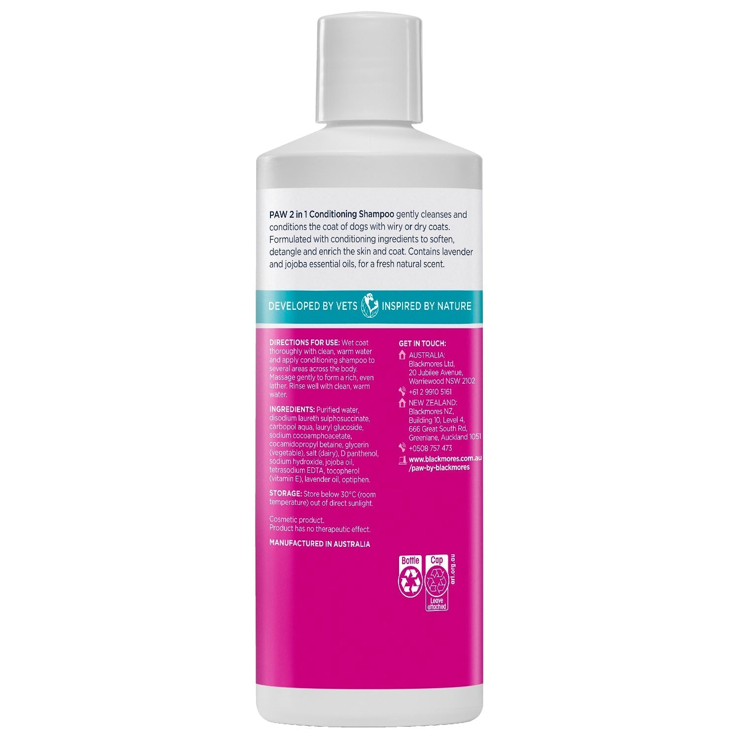 PAW 2-In-1 Conditioning Shampoo 500ml BLACKMORES