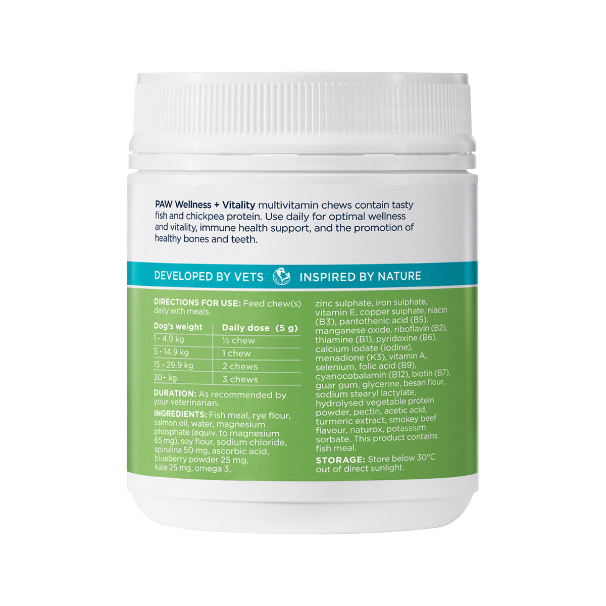 PAW By Blackmores Wellness + Vitality (For Dogs approx 60 chews) 300g - Cutprice Online
