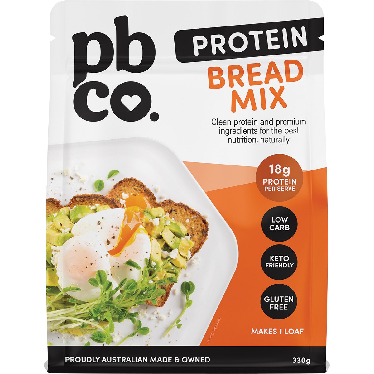 PBCO Protein Bread Mix 330g - Cutprice Online