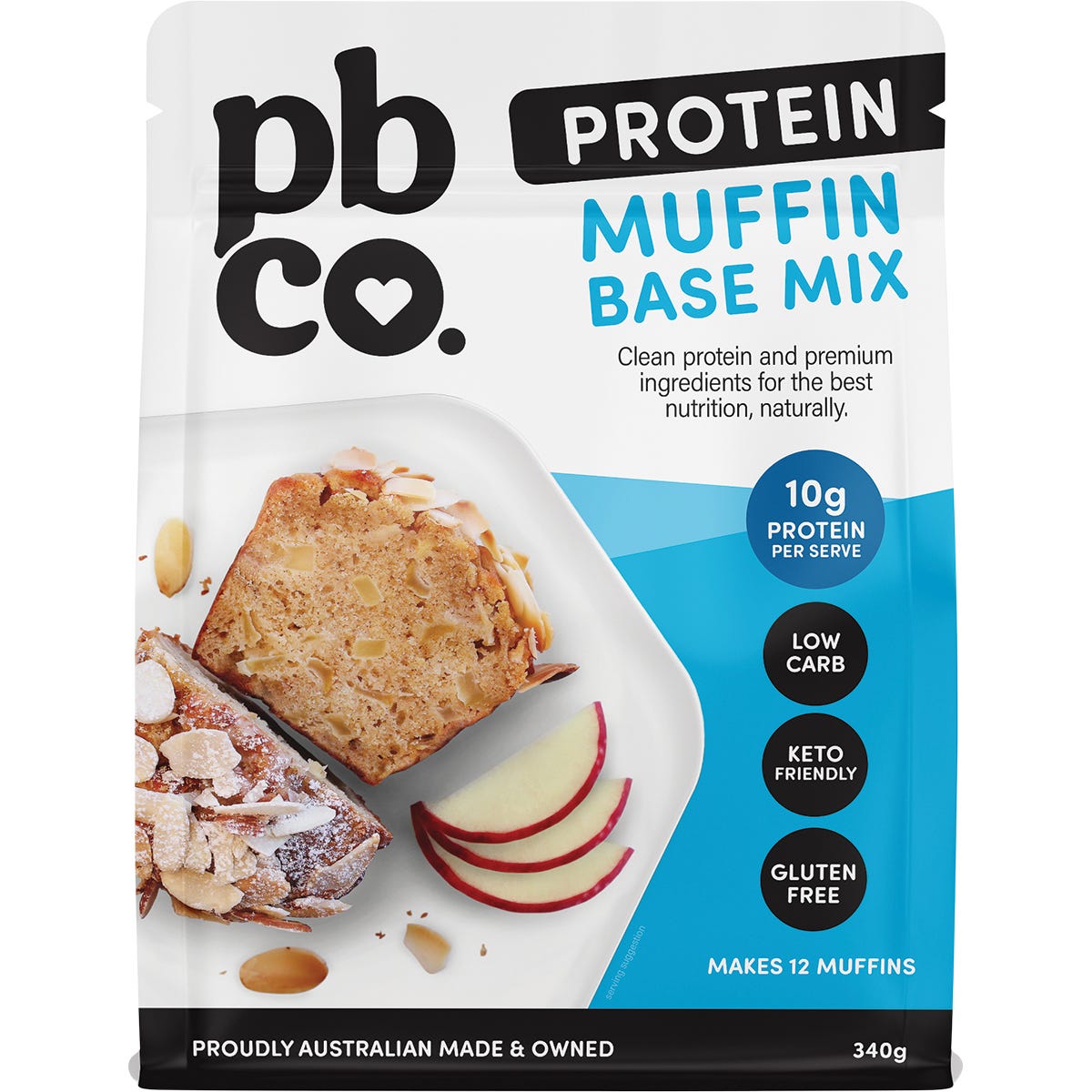PBCO Protein Muffin Mix Plant Protein 340g - Cutprice Online