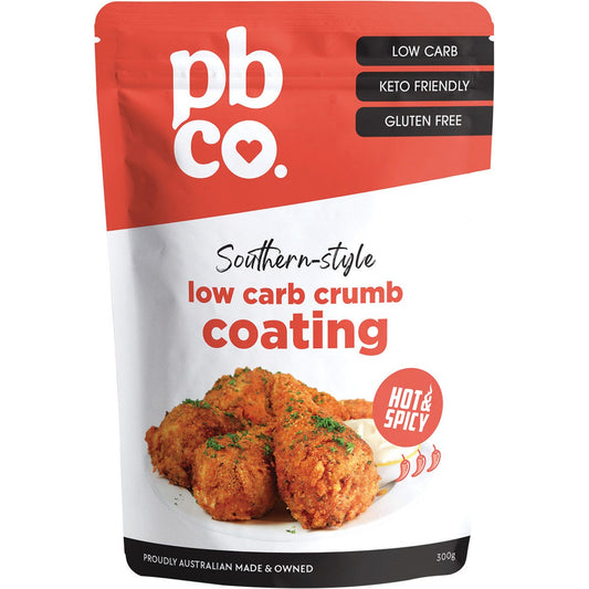 PBCO Low Carb Crumb Hot & Spicy 300g - Cutprice Online