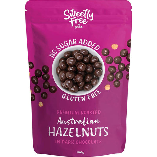 Pbco Sweetly Free Hazelnuts Dark Chocolate No Sugar Added 100g - Cutprice Online