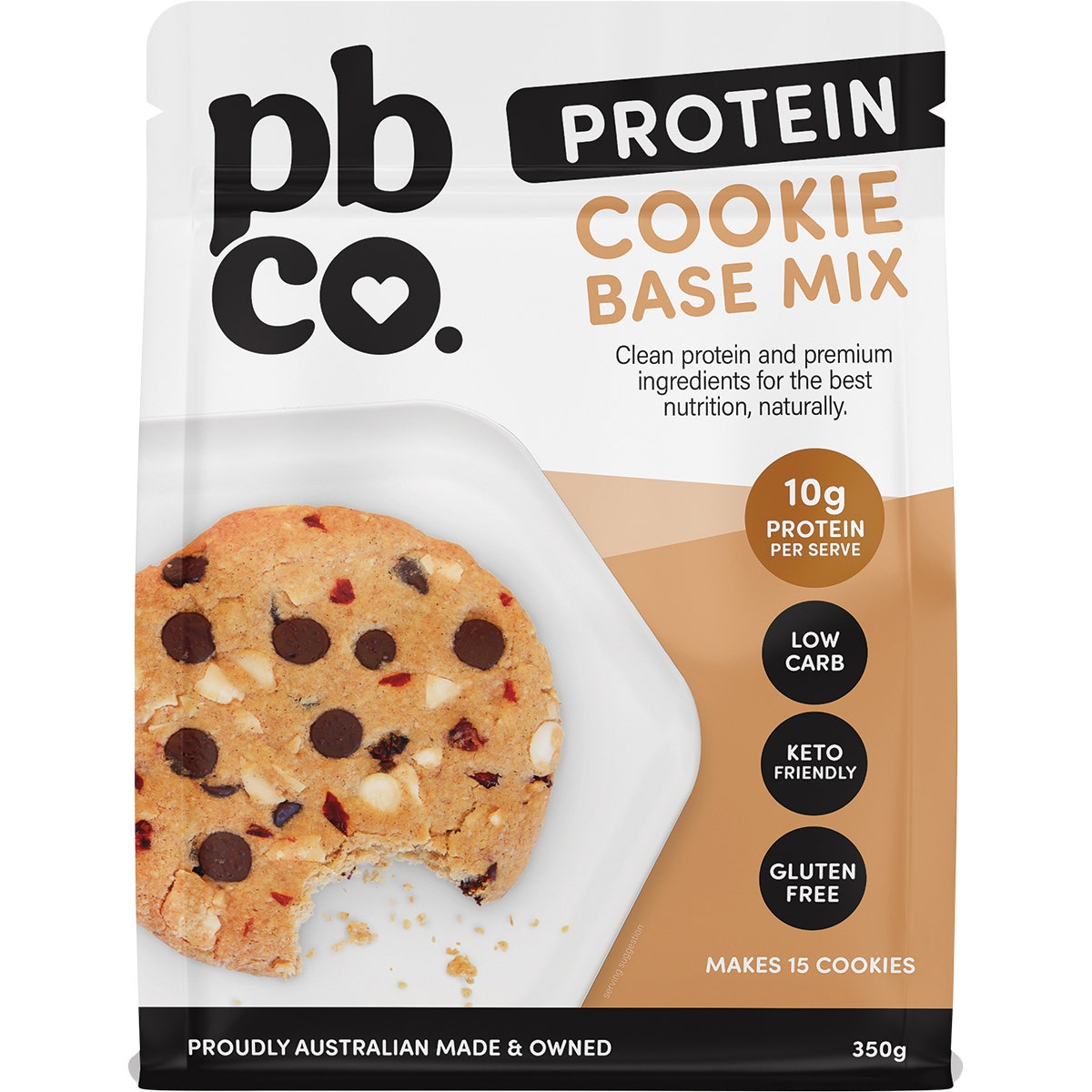 PBCO Protein Cookie Base Mix 350g - Cutprice Online