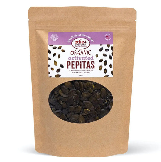 2die4 Live Foods Organic Activated Pepitas 100g 2DIE4 LIVE FOODS