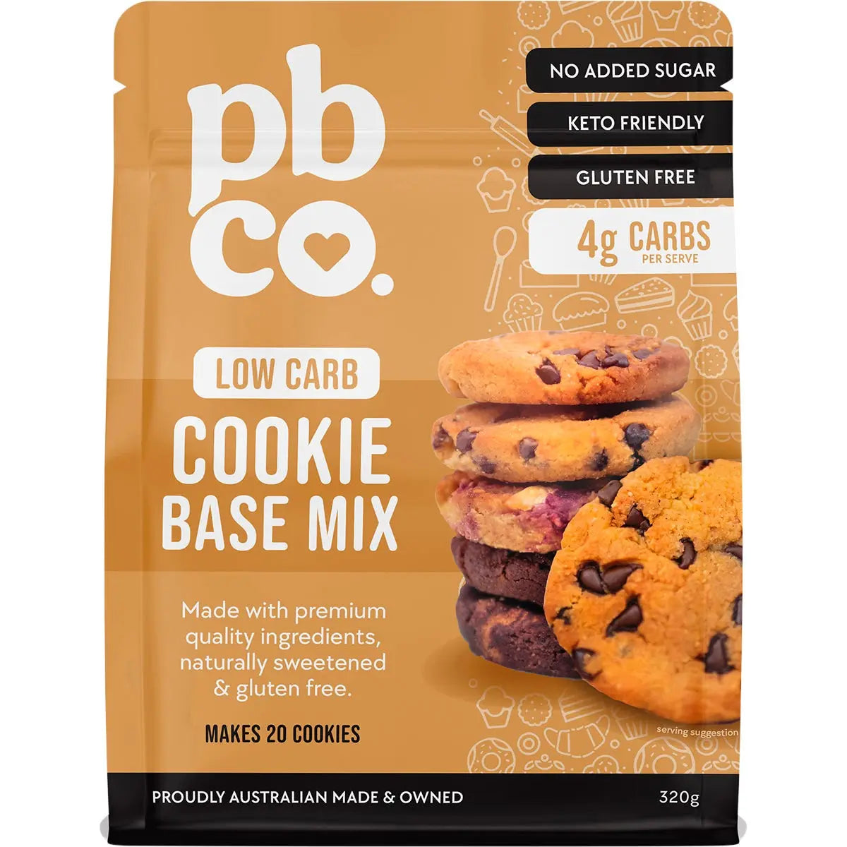 PBCO Cookie Mix Low Carb 320g PBCO