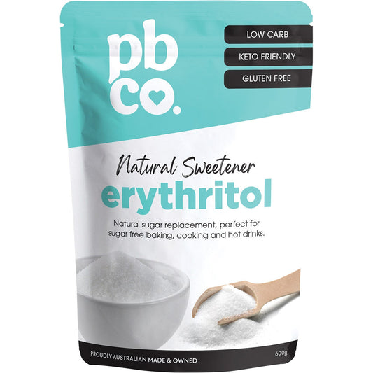 PBCO Erythritol Natural Sweetener 600g PBCO
