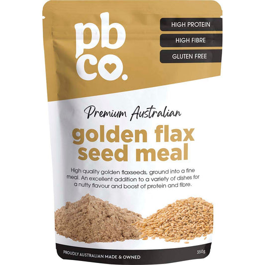 Pbco Golden Flax Seed Meal Premium Australian 350g - Cutprice Online