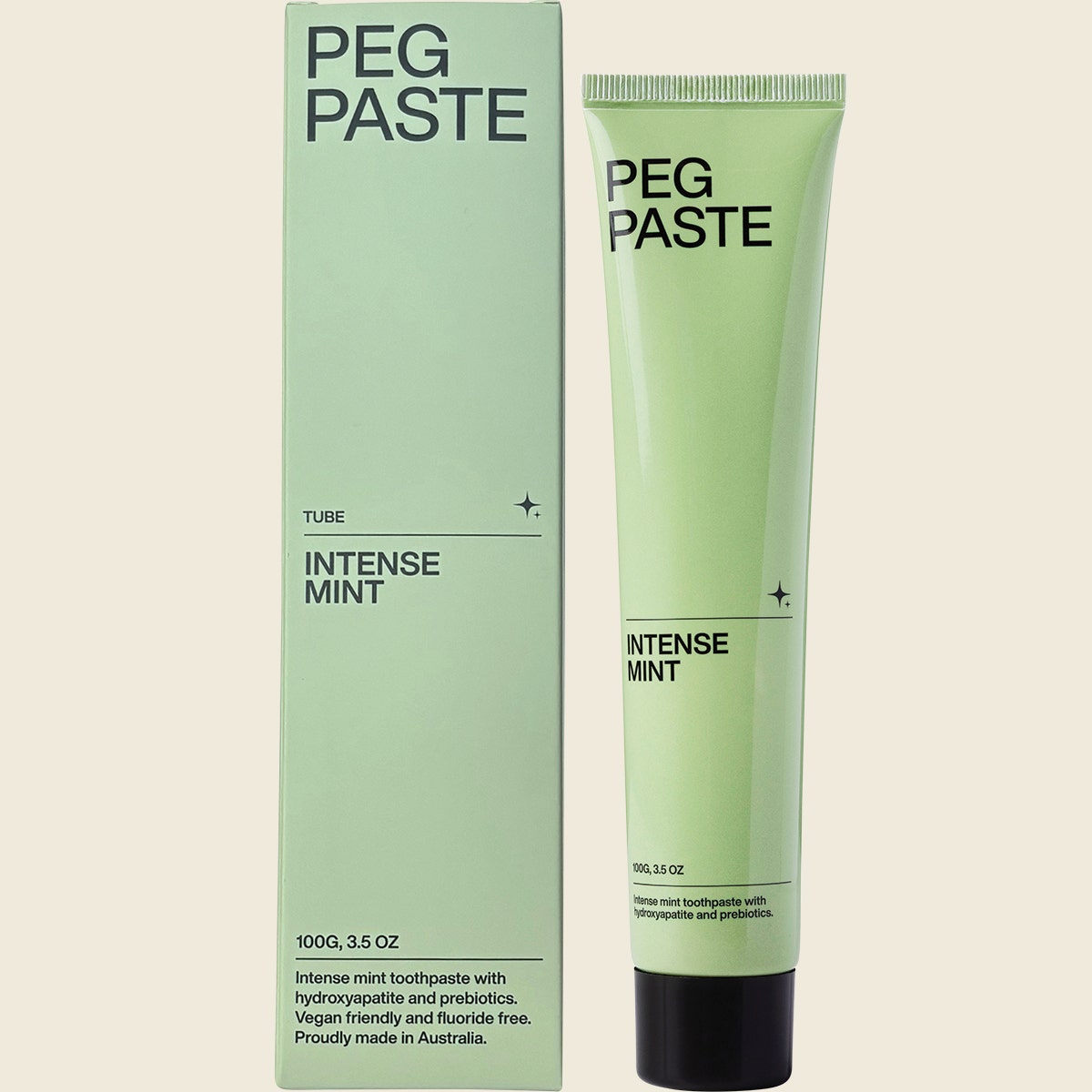 Toothpaste Pegs Peg Paste Toothpaste Intense Mint Tube 100g - Cutprice Online