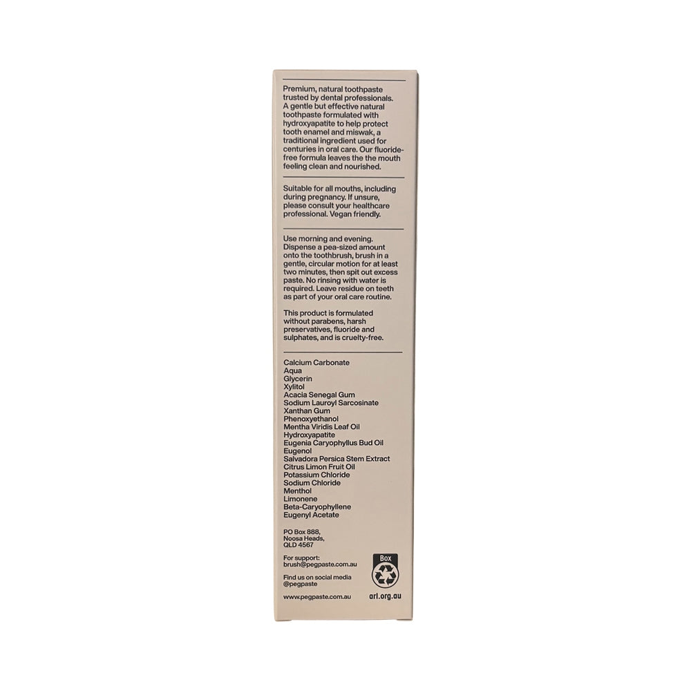 Peg Paste Toothpaste Sacred Clove Tube 100g