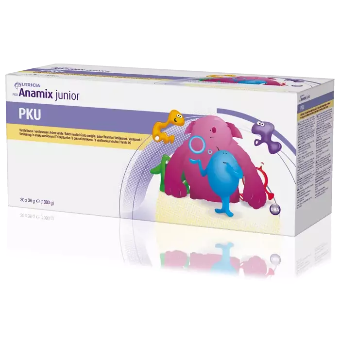 PKU ANAMIX JUNIOR VANILLA POWDER 36G  30 SACHETS - Cutprice Online