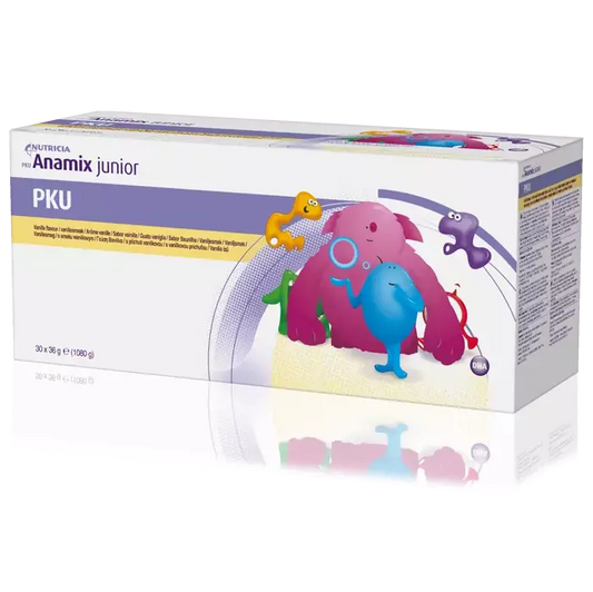 PKU ANAMIX JUNIOR VANILLA POWDER 36G  30 SACHETS - Cutprice Online