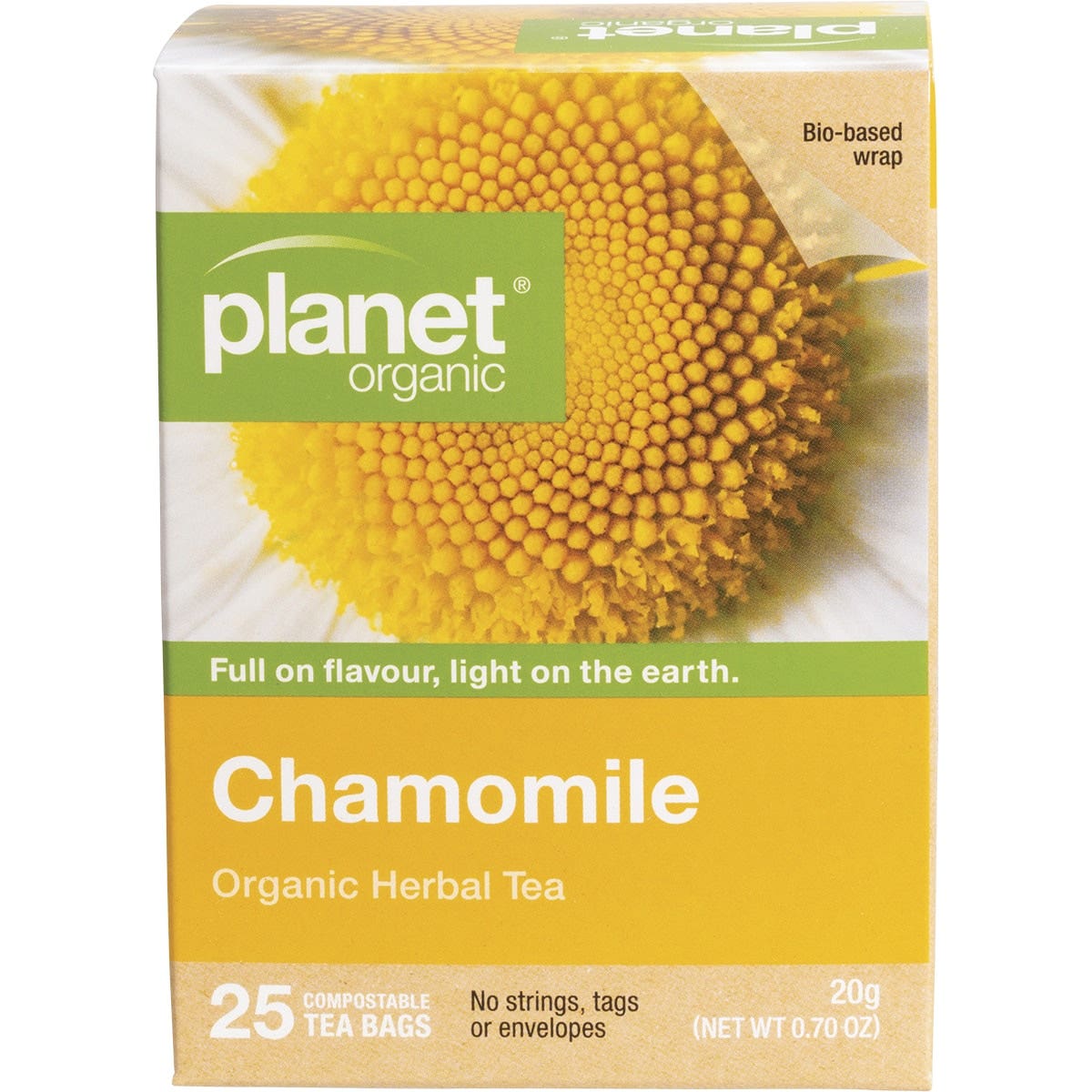 Planet Organic Organic Chamomile Herbal Tea x 25 Tea Bags - Cutprice Online